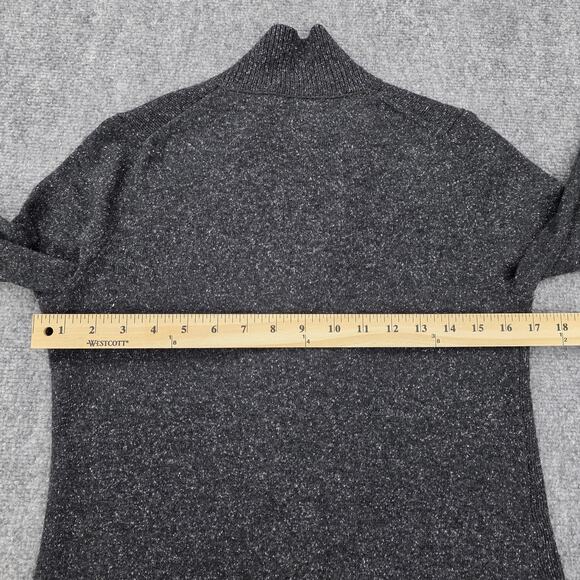 Banana Republic Sweater Womens Small Gray Wool Silk Blend Double Breasted Blazer - Picture 4 of 16